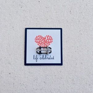 *Cross Charm* Retired KEEP COLLECTIVE Silver Pave